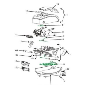Top cover  fits for zebra label printer GX420D GX420T