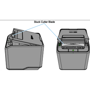 NCR7199-XX Top cover med kniv.